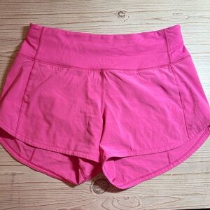 Lululemon Speed Up Mid-Rise Lined Shorts | Size 4, Length 4 | Sonic Pink